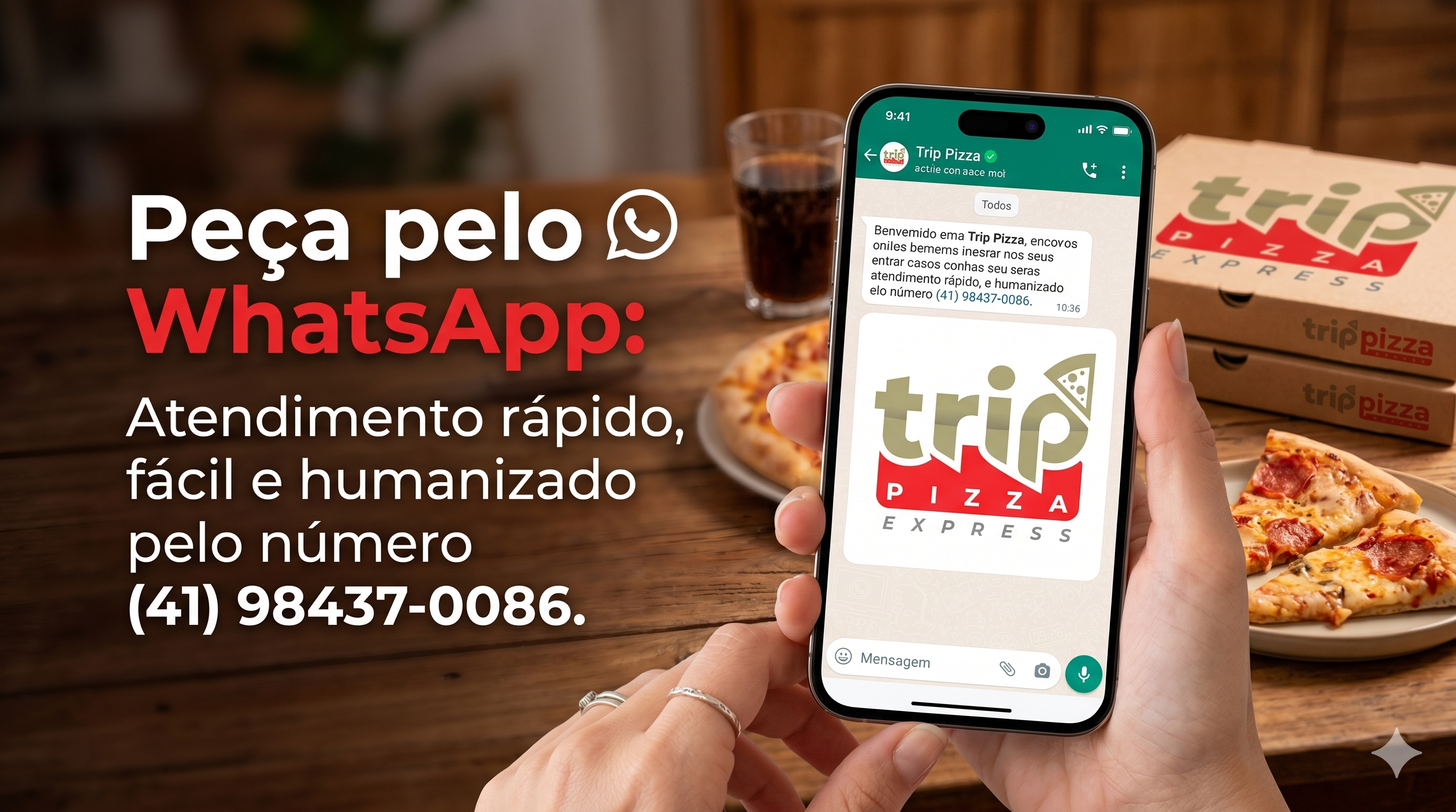 Peça pelo WhatsApp